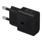 carregador Samsung 25W tipo C preto + Cabo Tipo C Tipo C