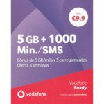 Cartão Vodafone 5Gb/1000 Min/SMS
